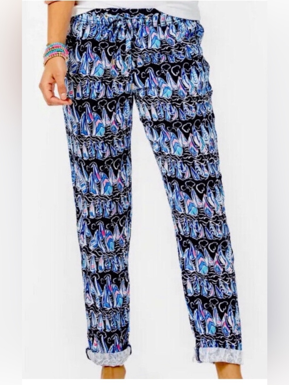 Lilly Pulitzer Taron linen pants, size L